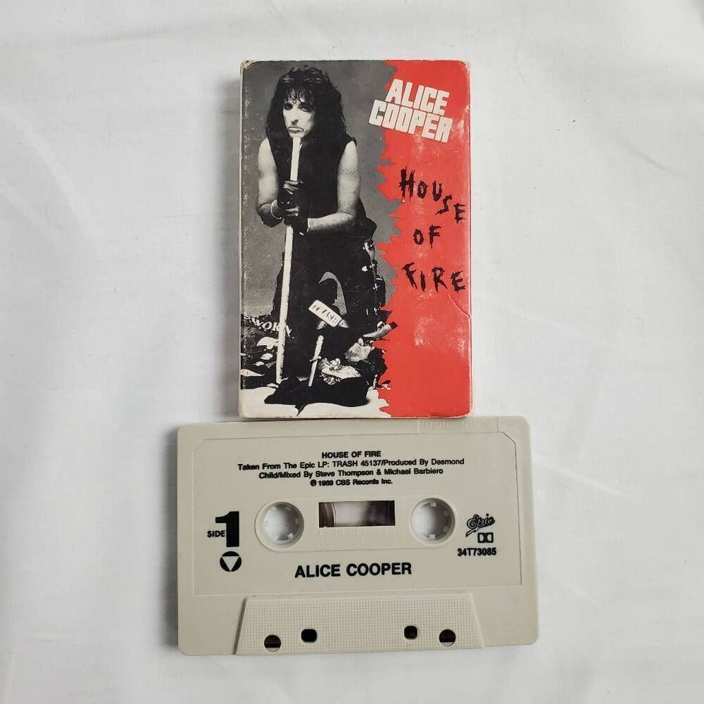 Alice Cooper – House of Fire Cassette Single (1989)